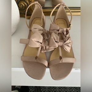 Alexandre Birman Satin Bow Sandals Size 37